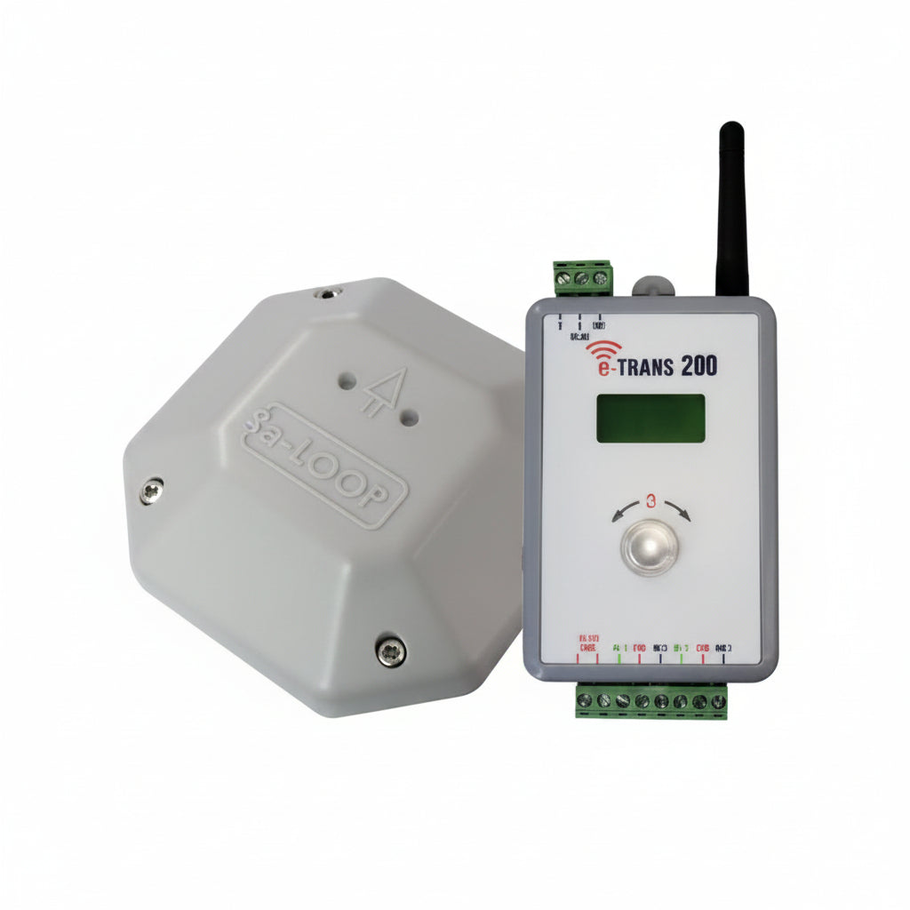 Surface Mount E-Loop Mini Exit Mode, Trans-200 Wireless Loop Kit With Receiver (Pulse Output Only - Exit)