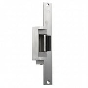 RCI Fire Rated Electric Strike, 9" Faceplate, For 3/4" Projection Latches, 12 VAC/DC, Fail Secure, Satin Stainless Steel