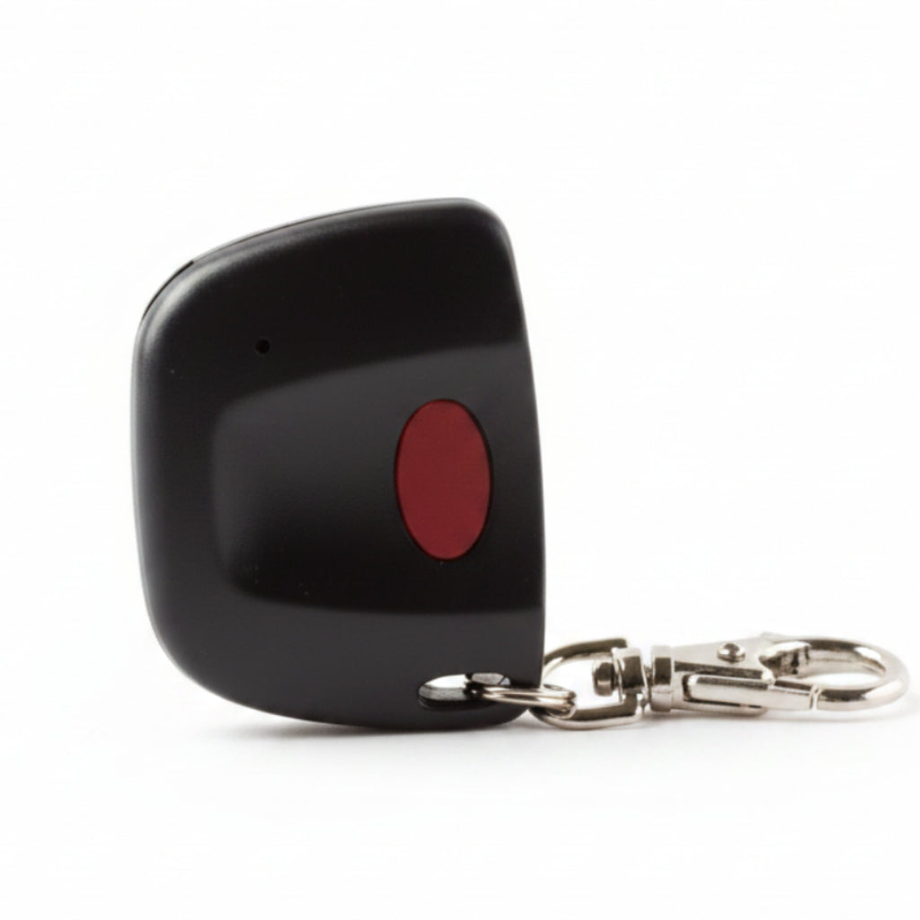 Firefly 433 Mhz 1 Button Key Chain Style Remote - Maroon Button