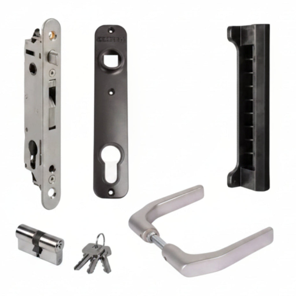 FORTYSET Complete Set With Fortylock & Handle (Includes: 3006G & Cylinder, 3012-54-STD-VSZ & Covershield, 3020-HYB-STD With SFKP-QF40 Keep)