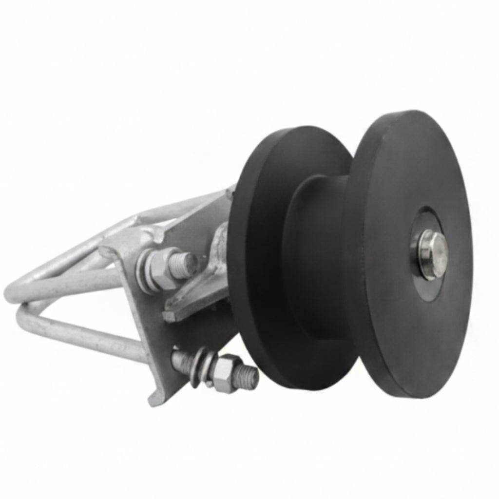 Rollers For 2" Square Gate Frame Mounted On 6" Square Posts 2200Lbs Load