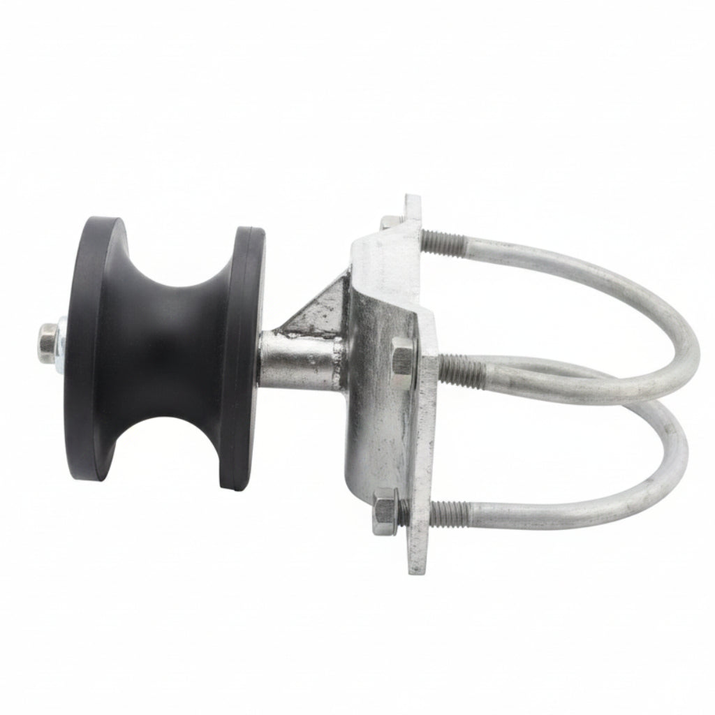 Heavy Duty Cantilever Roller For 3' Round Gate Frame Mounted On 6-5/8" Round Gate Post