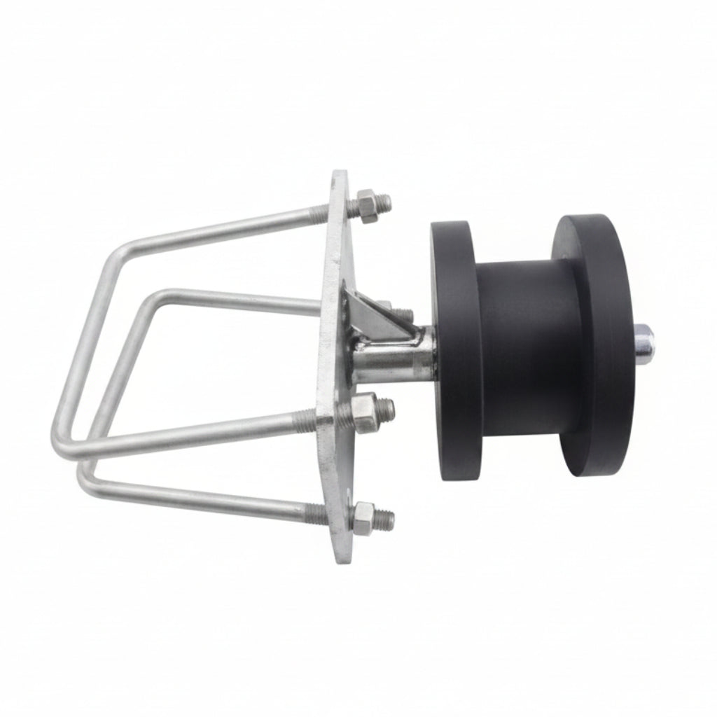 HD Rollers For 2" Square Gate Frame Mounted On 6" Square Posts 3500Lbs Load
