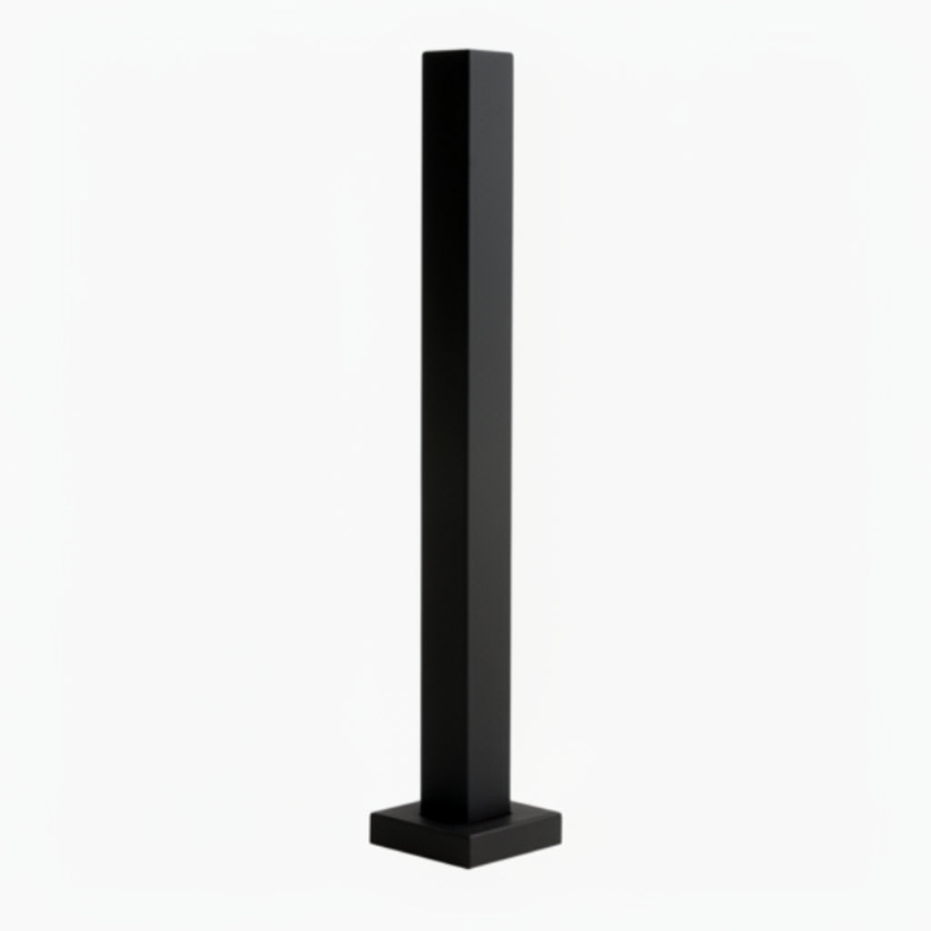 48" HD 4" Square Tower - Black Tower