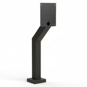 48" Heavy Duty Architectural Style Pad Mount Gooseneck Stand For DKS Phone Systems - Black