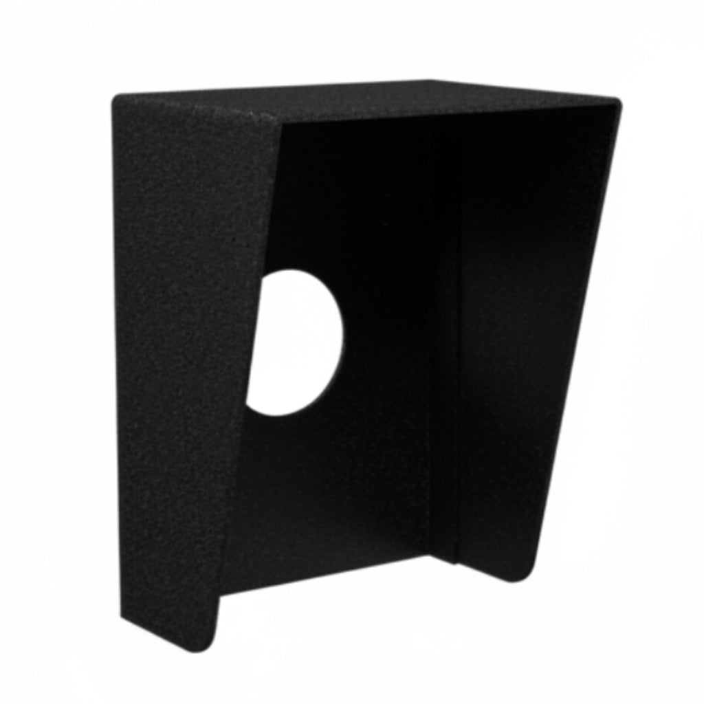 4.5" x 6" Steel Hood, Weather Shroud - Black (Fits KPW5/KPW250)