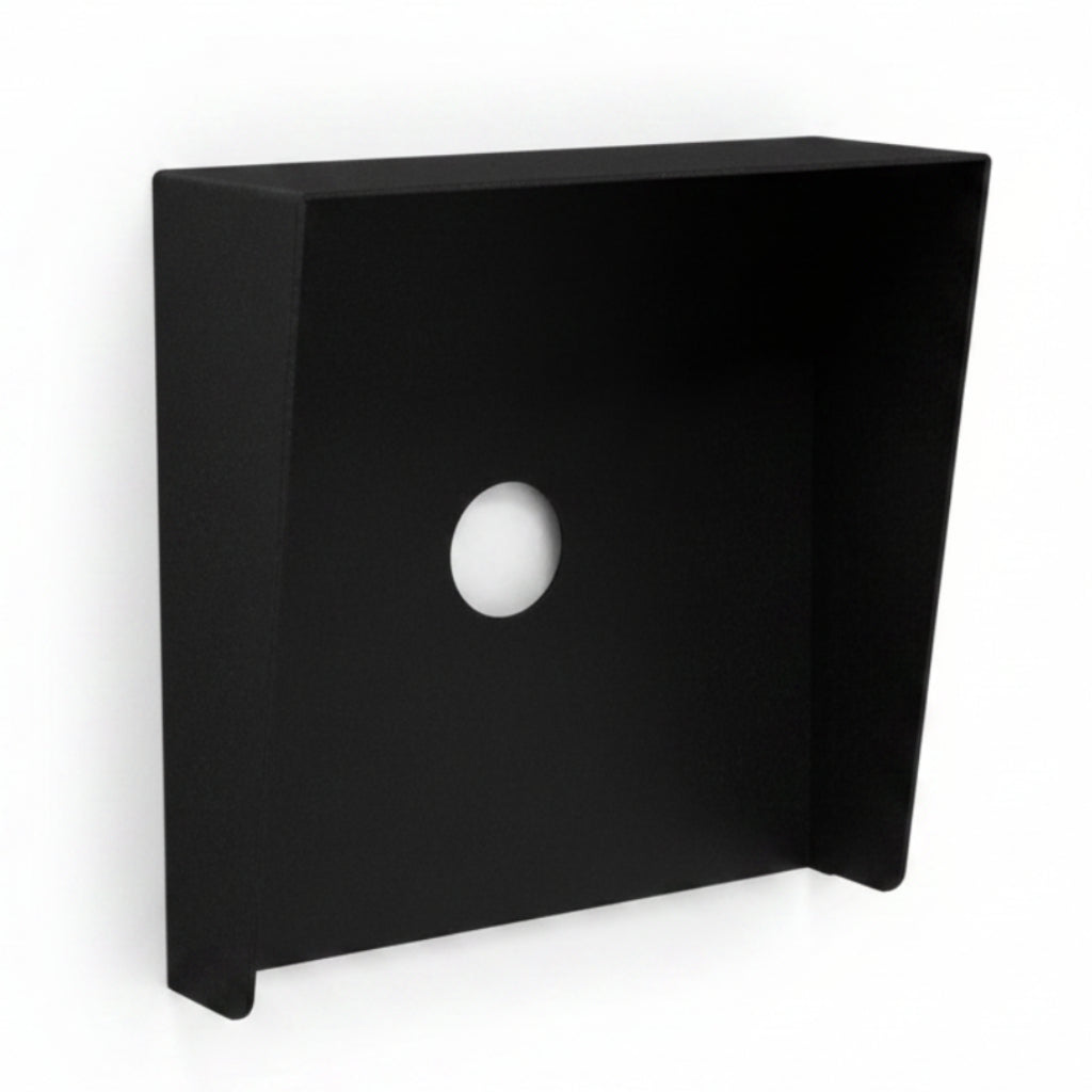 10" X 10" Steel Hood Weather Shroud - Black