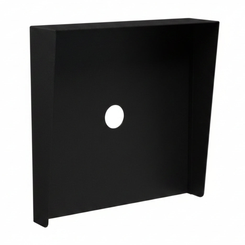 14" x 14" Steel Hood Weather Shroud - Black