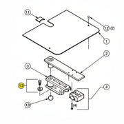 I8 Positive Stop Hardware, Open