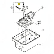 I8 Positive Stop Hardware, Close