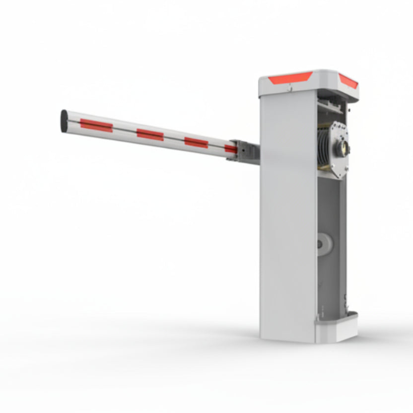TECHNA Industrial DC Barrier Gate Operator For Arms Up To 24' (White) **Specify Handing When Ordering**