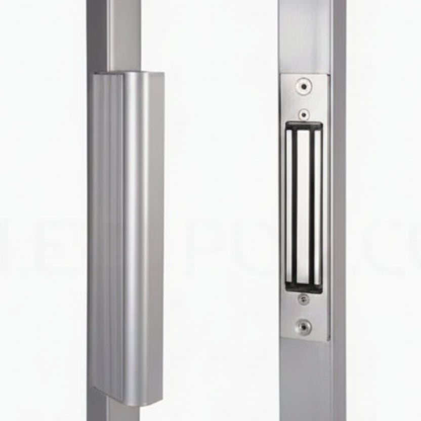 B-MAG, Built-In Mag Lock For Swing Gates - Silver