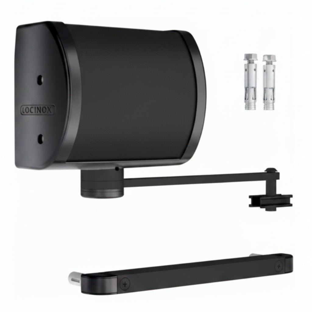 PANTHER All-Round Hydraulic Gate Closer For Wall And Post Mounting - Black