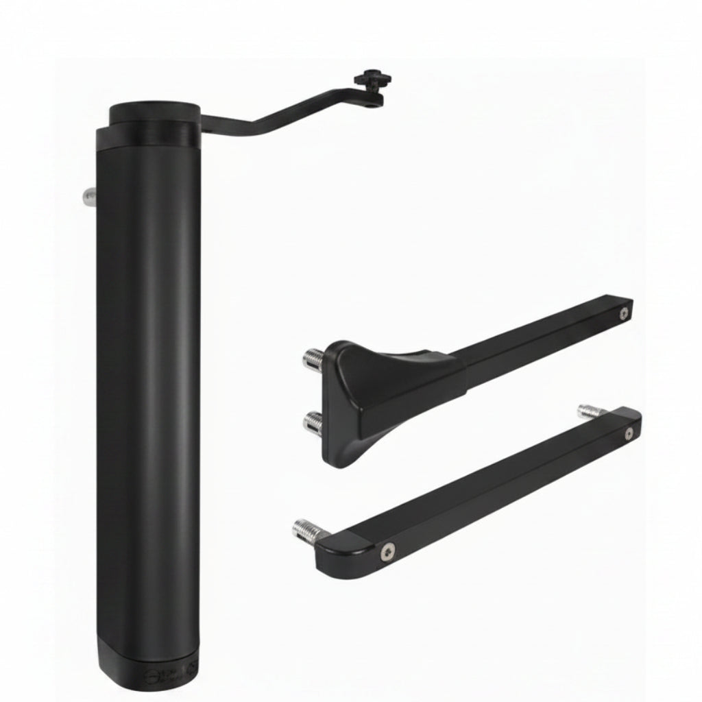 VERTICLOSE-2 Hydraulic Gate Closer For 90° And 180° Hinges - Black