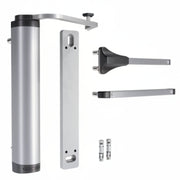 VERTICLOSE-2 Pull-To-Close Hydraulic Closer, Wall Mount, For 90° And 180° Hinges - Silver