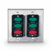 Double Gang, 3-Button Surface Mounted Open-Close-Stop Control (NEMA 1)