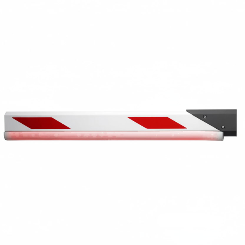 Red / Green LED Boom Strips For MicroBoom Arms Up To 12', Installed (Includes: Power Supply, Cabling, And Mounting Plate)