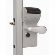 FREE VINCI Single Sided Mechanical Lock For 1-1/4" - 2" Square Gate Frames - Silver Keyed Dead Bolt