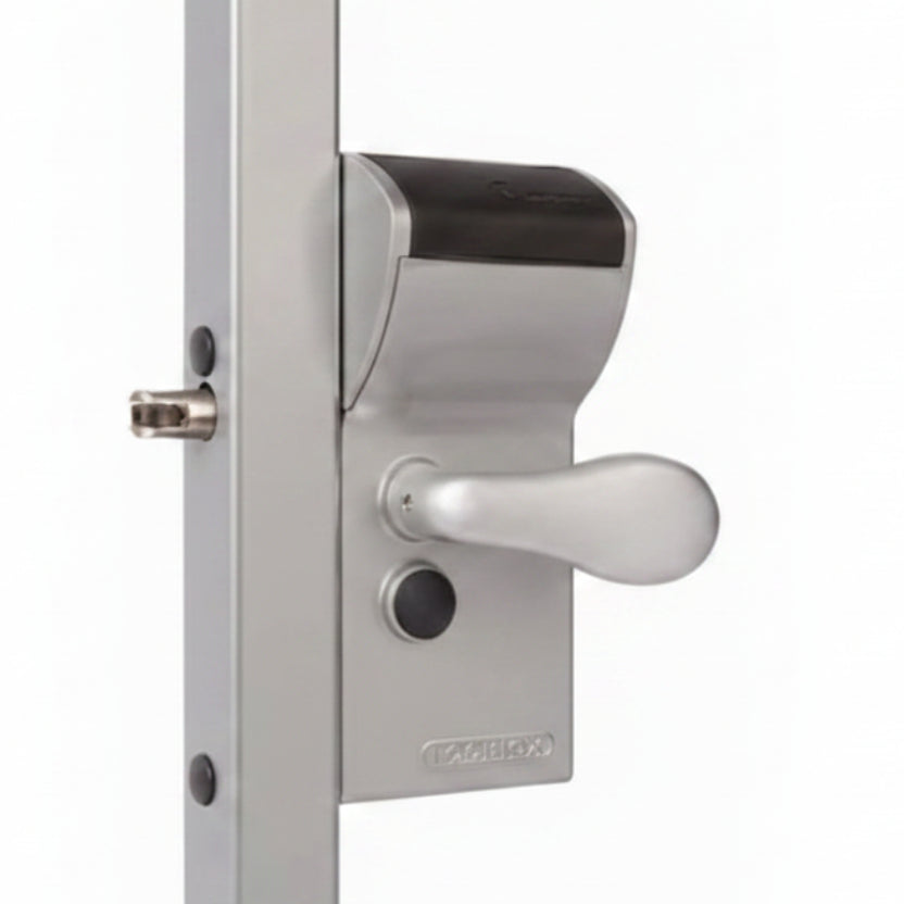 FREE VINCI Single Sided Mechanical Lock For 2.5" - 3" Square Gaqte Frames - Silver