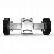 Double 6" Wheel Carrier, 12" Wide