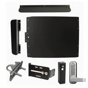 PS-Edge 11-Securitykit24" Black =1- Edge=11Shield/1-Pb-1100-Al/1-Ps-Sb Strike Bracket/1-Ed-200/ 1- 285P-Sc/ 1 Jamb Stop/ 1 Ps-Lp/ Max (6.22)