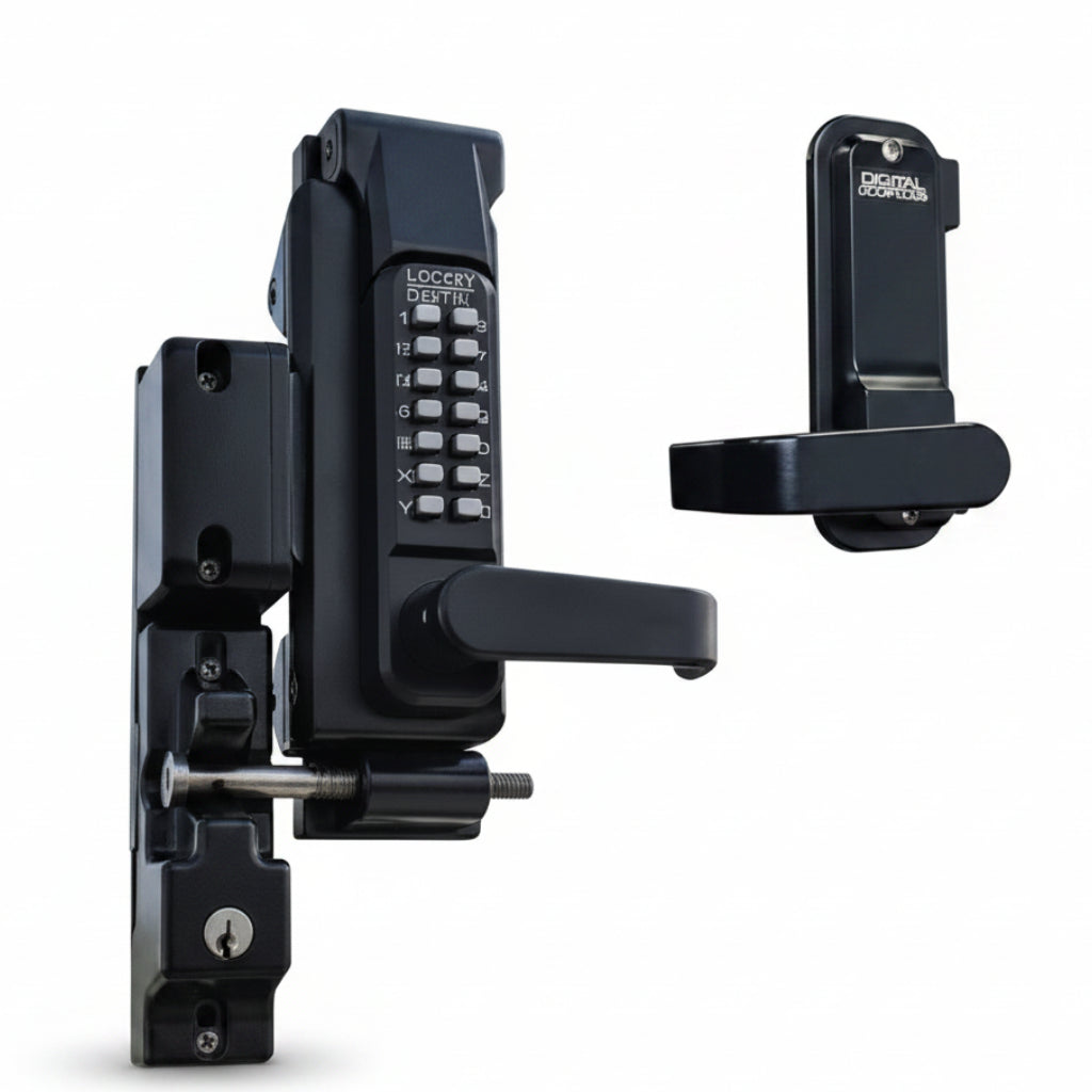 Sumo GL2 Surface Mount Gate Lock (Jet Black - Marine Grade)