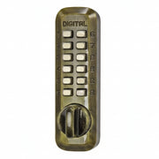 M210 Mechanical Keyless Deadbolt (Antique Brass)