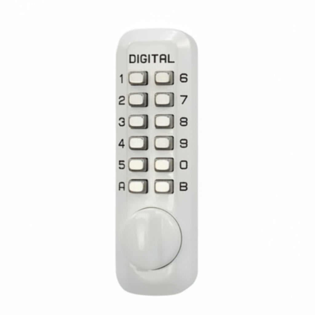 M210 Mechanical Keyless Deadbolt (White)