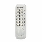 M210 Mechanical Keyless Deadbolt (White)