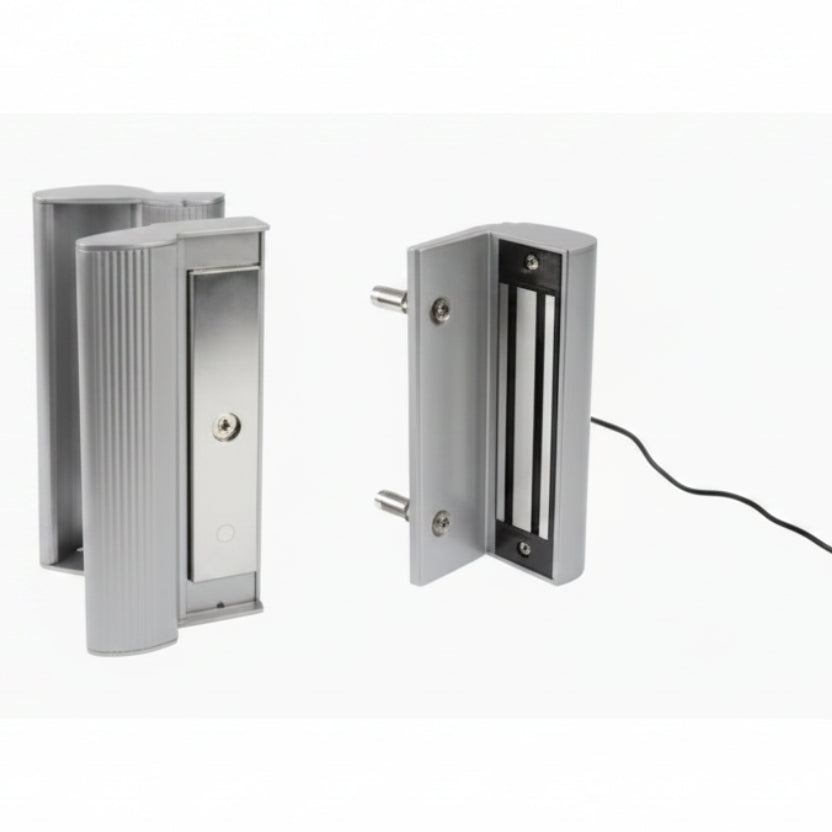 MAG-6000-ZILV 1,200Lbs Maglock With Integrated Handles - Silver
