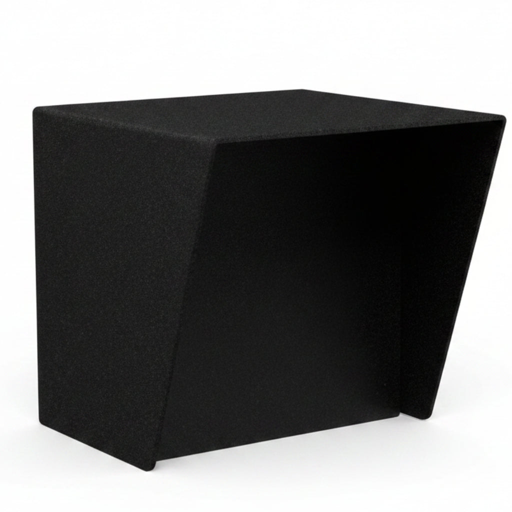 6" x 6" Square Steel Housing - Black