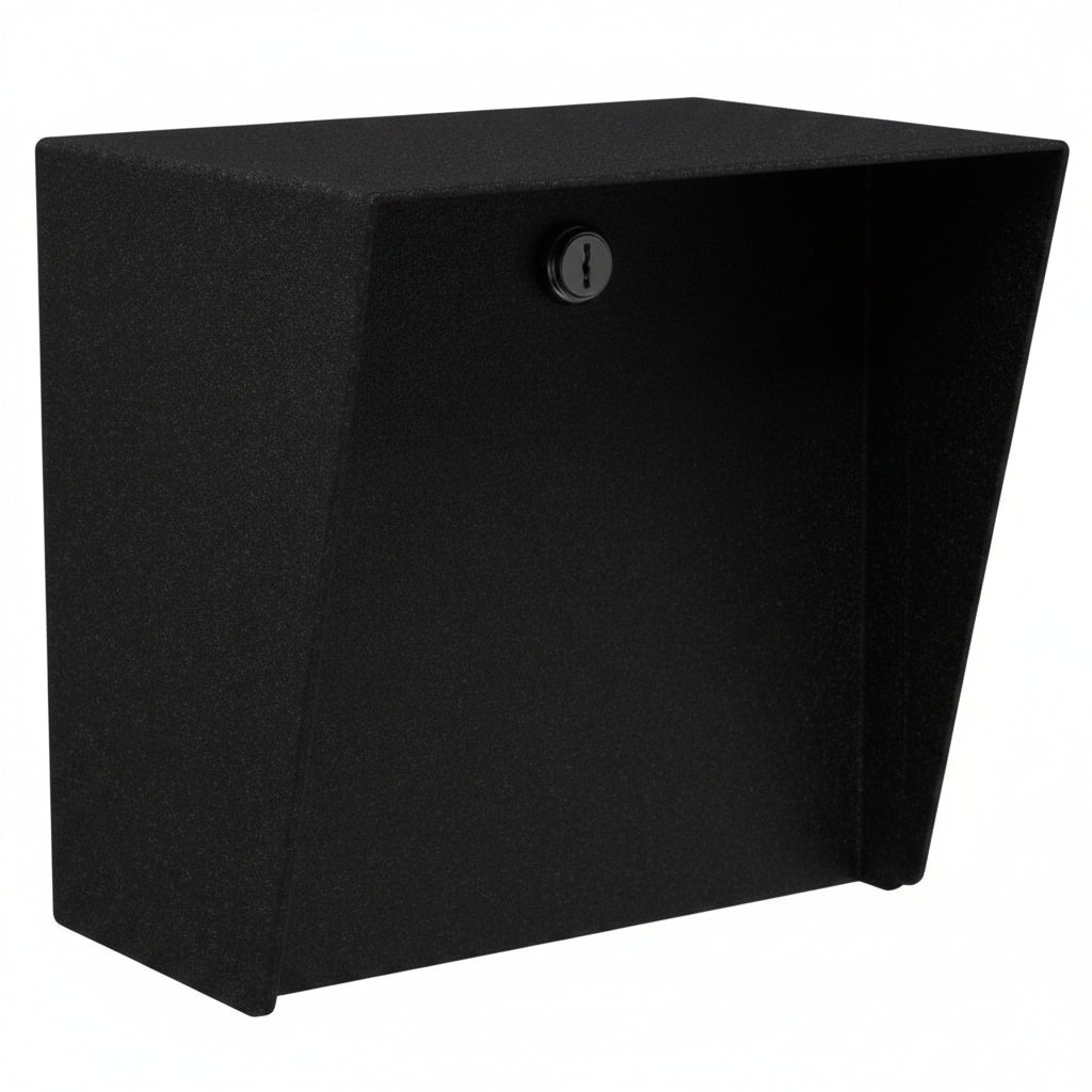 8" x 8" Square Steel Housing - Black