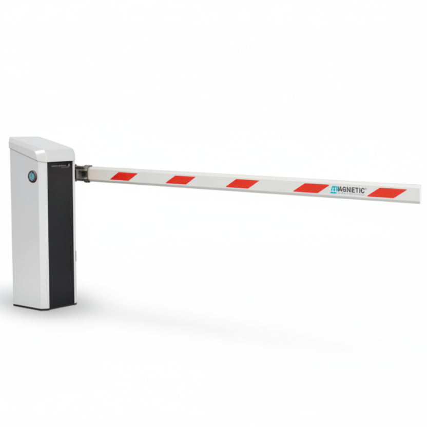 Access Pro-H Barrier Gate (Tall White Cabinet) With 15' Swing-Away Straight Arm - Right Hand
