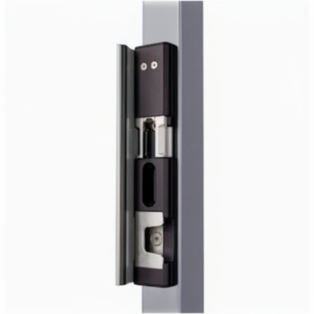 MODULEC-SH Surface Mount Strike With Security Mushroom - Black (Fail Closed)