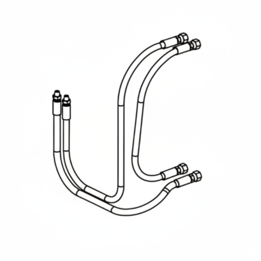 Hose Kit For 222 - All (3) Hoses With (2) Quick Disconnect Plugs