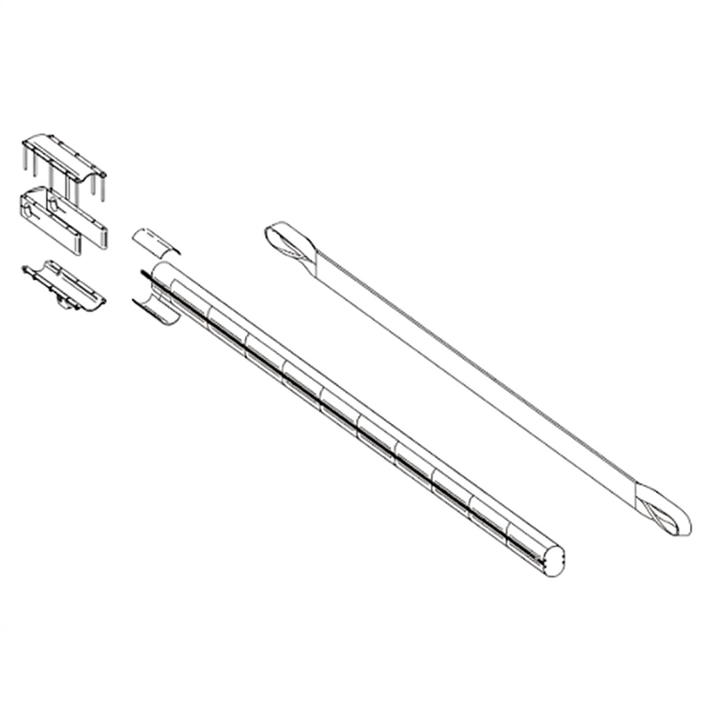 16' M30 Upper Arm Assembly (Includes: Upper Arm, Straps, And Rubber Pads)