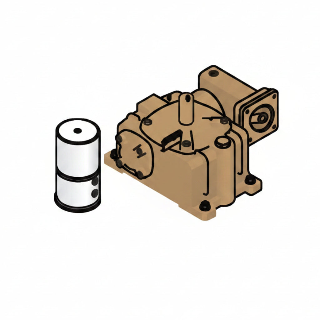 Gear Reducer For Megatron 1400 PRO And 1400 HP PRO **Output Shaft Included**