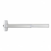 Von Duprin Rim Exit Device, 48" Length, Exit Only, Outdoor Defense, Weep Holes, Motorized Latch Retraction, Less Dogging, Satin Chrome Finish, Non-Handed