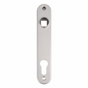 3020-HYB-ALU-SILV Aluminum Cover Shields For Insert Locks - Silver (2 Pieces)