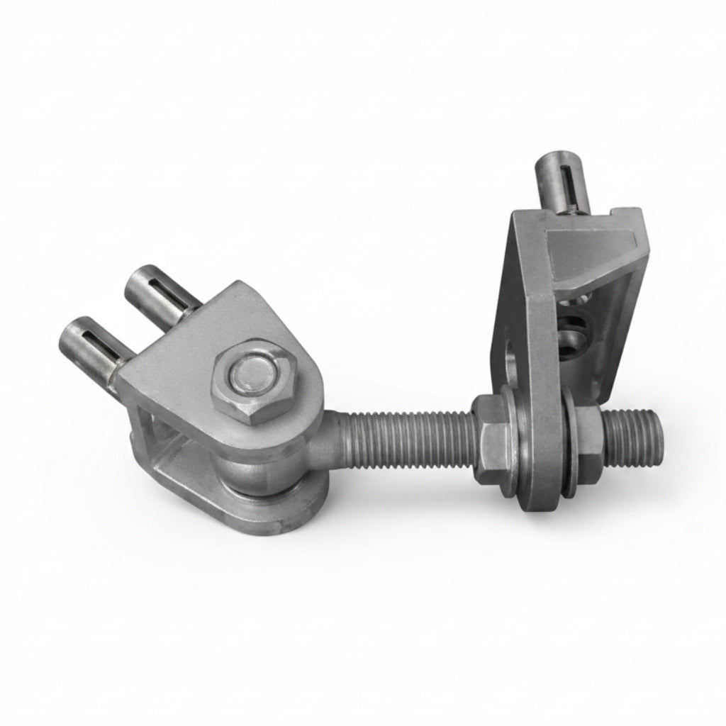 Uncolored 180° Bolt-On 4D Adjustable Hinge Pair, Quick-Fix And Bolt-On Grip