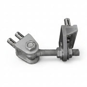 Uncolored 180° Bolt-On 4D Adjustable Hinge Pair, Quick-Fix And Bolt-On Grip