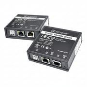 Altronix PACE1PRMT IP And PoE+ Over Extended Distance UTP Or CAT5e Pace1PRM Receiver And Pace1PTM Transceiver Kit, Powered x Midspan Or Endspan, Up To 500m Distance