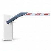 Parking Pro Barrier Gate (White Cabinet) With 12' VarioBoom Arm And Break-Away Flange - Right Hand