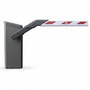 Parking Pro Barrier Gate (Dark Grey Cabinet) With 12' Foam Covered Varioboom And Break-Away Flange - Right Hand