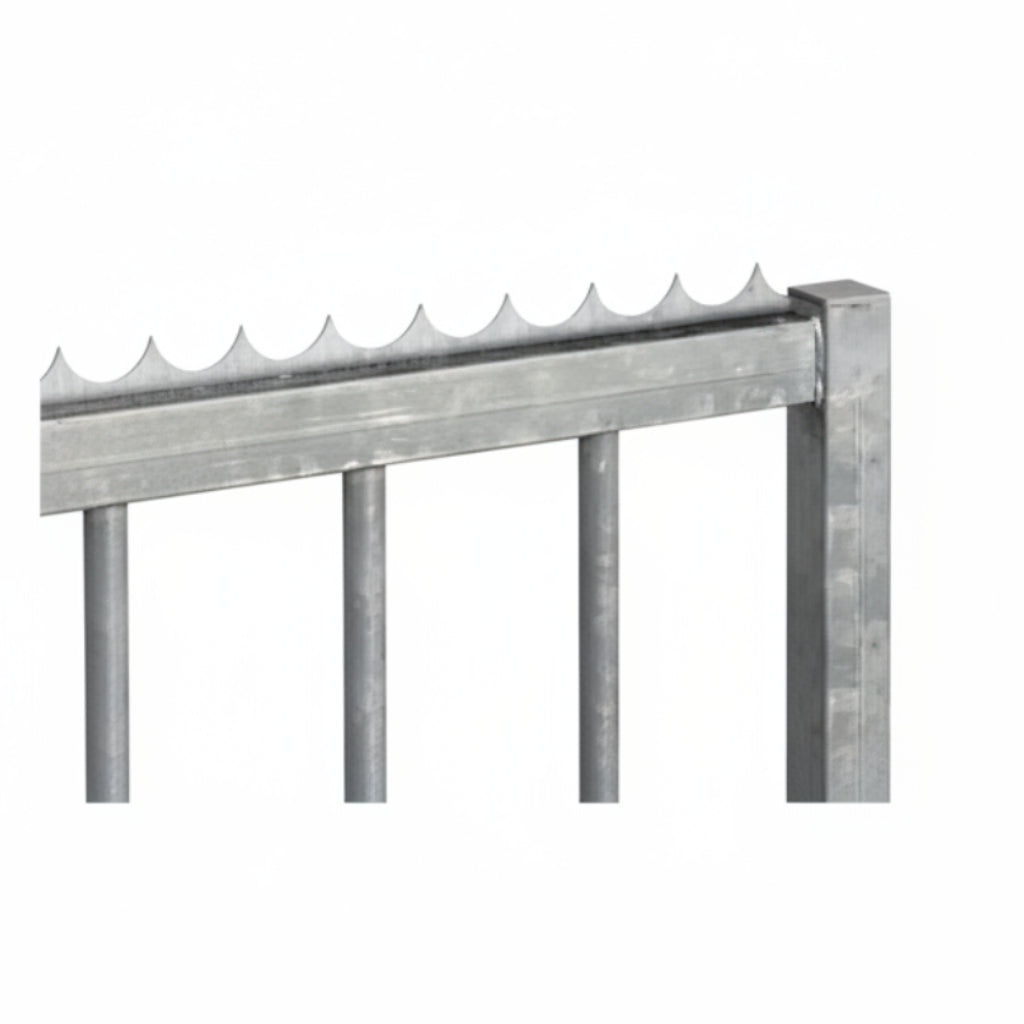 Hot-Dipped Galvanized L-Security Strips, Screw On, 79-3/4" (Sold In Packs Of 10 Only - Screws Not Included)
