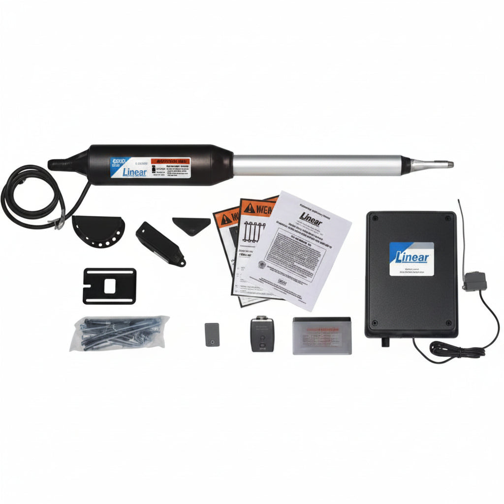 Linear PRO SW3000XLS Swing Gate Operator Kit For Gates Up To 15' / 650LBS