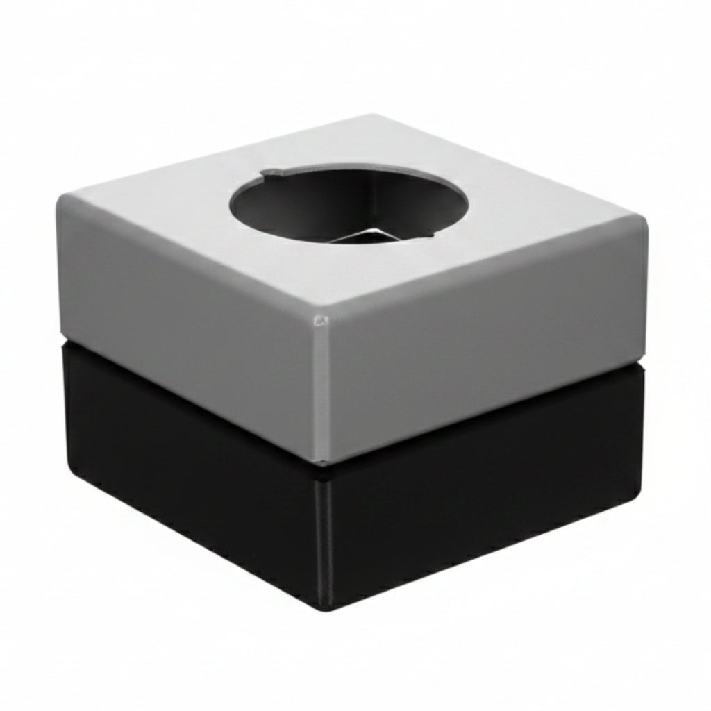 Gate Box For Panic Trim Levers - Specify Color (Black Or Silver)