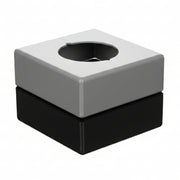 Gate Box For Panic Trim Levers - Specify Color (Black Or Silver)