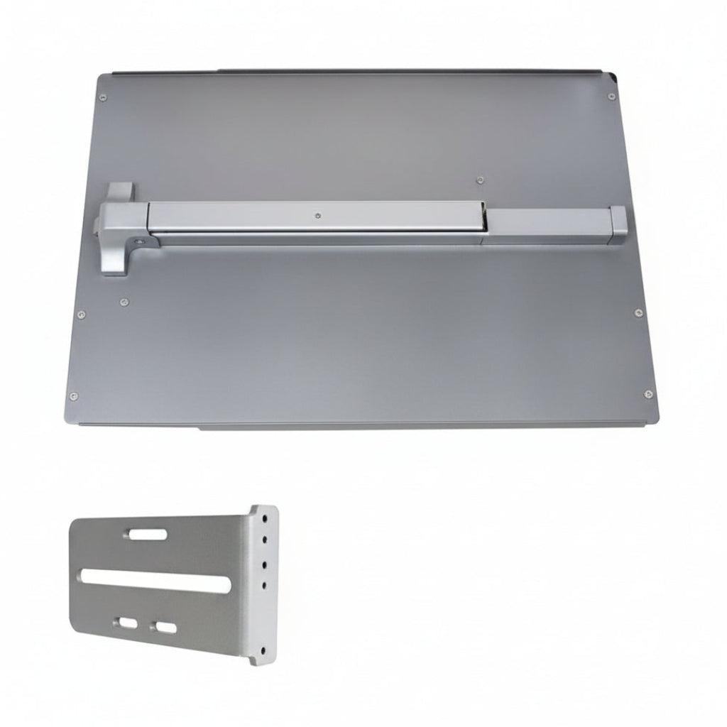 PS11-Value Kit (Includes: 24" Panic Shield, Panic Bar And Strike Bracket) - Silver