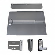 Panic Shield Security Kit (Includes: 24" Shield, Panic Bar Shield, 42" Stainless Steel Panic Bar, Strike Bracket, 285-P Mechanical Keypad, Keypad Box - Stainless Steel